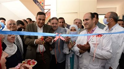 محافظ الدقهلية يفتتح وحدة قسطرة القلب وعناية الطوارئ بمستشفى ميت غمر