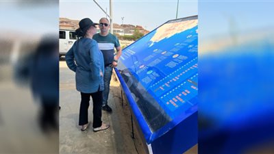 وزيرة البيئة تتفقد خرائط الأنشطة البحرية بالسقالات بشرم الشيخ