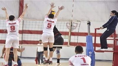 فريق طائرة الزمالك يختتم تدريباته قبل السفر إلى الإمارات