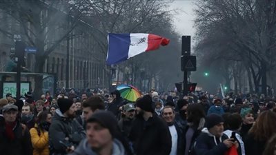 مظاهرات حاشدة في فرنسا