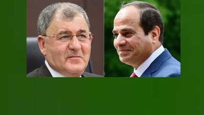 السيسي يهنئ عبد اللطيف رشيد على اختياره رئيساً للجمهورية العراقية