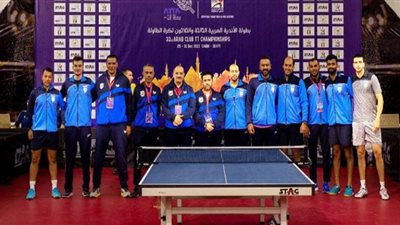 الأندية المصرية تتصدر البطولة العربية لرجال تنس الطاولة