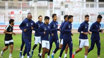 مران الزمالك.. فقرة تأهيلية وبدنية للاعبى الفريق