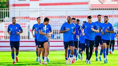 تدريبات تأهيلية خاصة لثنائى الفريق بمران الزمالك
