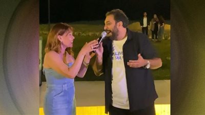 حسام حسني وبتشان فى حفل غنائى بالعلمين.. لوسى أبرز الحضور (صور)