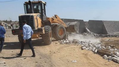 انطلاق الموجة الــ 20 من حملات إزالة التعديات بمراكز ومدن بني سويف