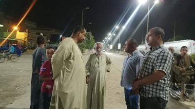 رئيس مدينة دشنا يتفقد قرى المركز لبحث شكاوى المواطنين