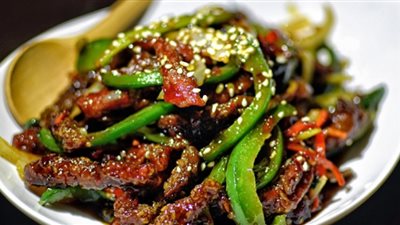 حضري اللحم على الطريقة الصينية الشهية