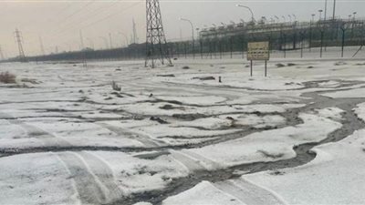 شاهد كيف تحولت الكويت إلى دولة أوروبية شوارعها مغطاة بالثلوج