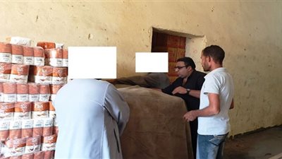 إعدام 2 طن مواد غذائية غير صالحة بأسوان
