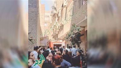 القس عبد المسيح بخيت ضحية حريق كنيسة أبوسيفين يصل مشرحة العجوزة