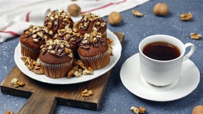 طريقة عمل مافن بالقرفة وعين الجمل اللذيذة