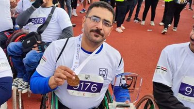 فرحة ذوي الهمم بفوزهم بمسابقة ماراثون زايد الخيري بالإسكندرية