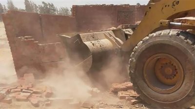 إزالة 7 حالات تعدي على أملاك الدولة بغيتة خلال أعمال الموجة 20