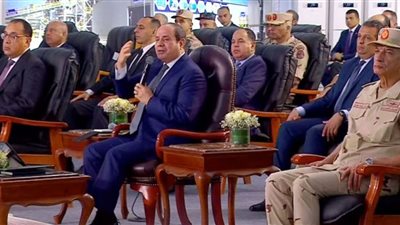 رسائل الرئيس السيسي في افتتاح مصنع الرمال السوداء