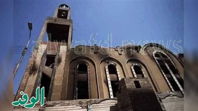 القس عبدالمسيح بخيت قبل لحظات من وفاته في حريق كنيسة أبوسيفين (بالفيديو)