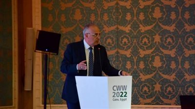 هاني سويلم يعلن شعار أسبوع القاهرة السادس للمياه 2023