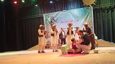 عروض فنية تحاكي التراث الواحاتي ضمن فعاليات مؤتمر أدباء مصر