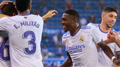 ريال مدريد يتقدم على التشي بهدف في الشوط الأول