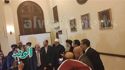 ممثل الأزهر في جنازة ضحايا كنيسة أبو سيفين.. مع المسيح ذاك أفضل (صور)