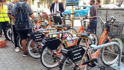 مشروع كايرو بايك يقضي على الزحمة في وسط البلد