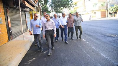 محافظ الغربية يتفقد أعمال الرصف بالمحلة وسمنود وطنطا