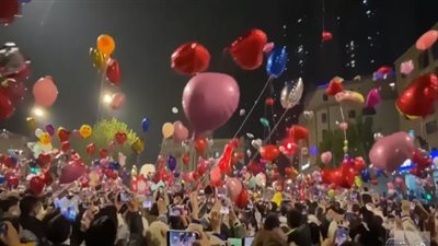 ووهان الصينية تحتفل بـ2023 بحشود ضخمة.. فيديو