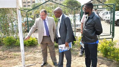 وزير المياه السيراليوني يتفقد المركز القومي لـ