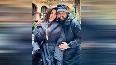 هاني سعد يهنيء درة بالعام الجديد ولقطات رومانسية بشوارع باريس| صور