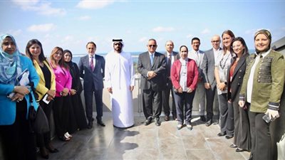 مدير مكتبة الإسكندرية يستقبل سفيرة الثقافة العربية