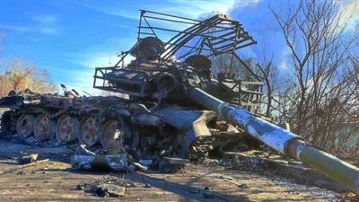 روسيا.. تدمير مدرعة أوكرانية مزودة بدبابات مقدونية وسلوفينية