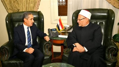 مفتي الجمهورية يستقبل محافظ الغربية