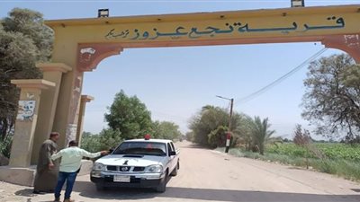 تزيين وتجميل شوارع قرية نجع عزوز بقنا