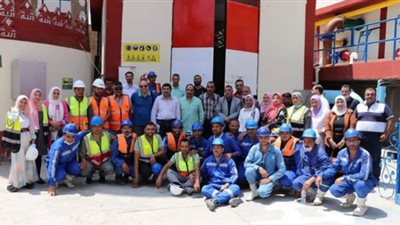 محطة مياه شرب العزيزية بالشرقية تحصلعلى شهادة الإدارة الفنية المستدامة( TSM)