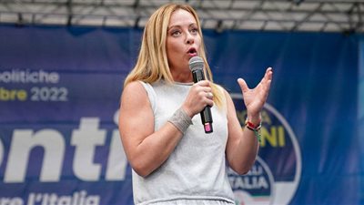 جورجيا ميلوني أول امرأة تتولى رئاسة حكومة إيطاليا