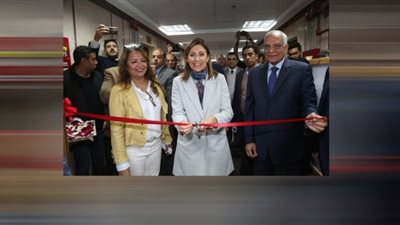 وزيرة الثقافة ومحافظ الجيزة يفتتحان المكتبة المركزية بأكاديمية ‏الفنون