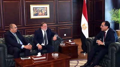 مدبولي يستعرض ملفات اقتصادية هامة مع محافظ المركزي والنقد الدولي