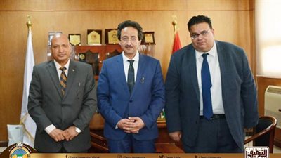 بحث التعاون بين جامعتى طنطا و جنوب الوادى فى قطاع خدمة المجتمع