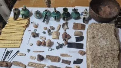 طلاب وراء سرقة متحف جامعة سوهاج واستعادة 59 قطعة وضبط الجناة