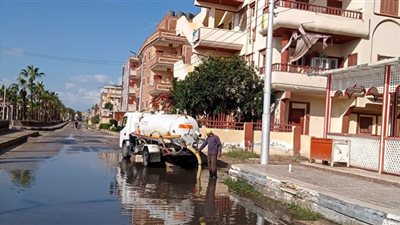 استمرار هطول الأمطار بكفر الشيخ