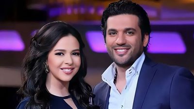 الصورة الأولى لابن حسن الرداد وإيمي سمير غانم