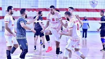 طائرة الزمالك يواجه الأهلي السعودي في بطولة العين الودية