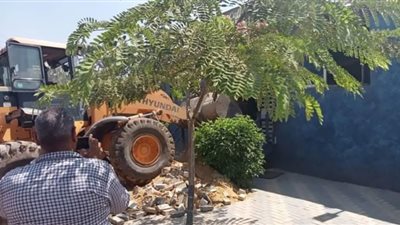 إزالة 223 حالة في المرحلة الأولى من الموجة الـ 20 لحملات إزالة التعديات