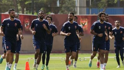 فقرات بدنية متنوعة بمران الأهلي