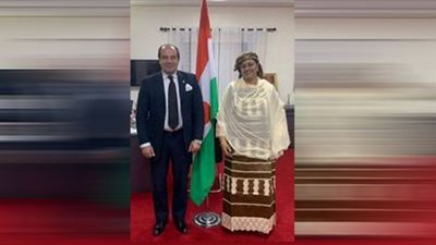 السفير المصري يلتقي السيدة الأولى في جمهورية النيجر