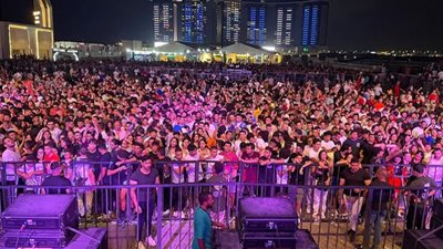 إقبال جماهيرى على حفل ويجز بالساحل الشمالى