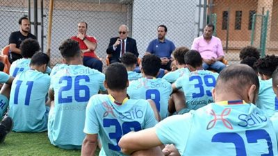 زيارة أباظة لـ مران بتروجت قبل مواجهة الإنتاج الحربي