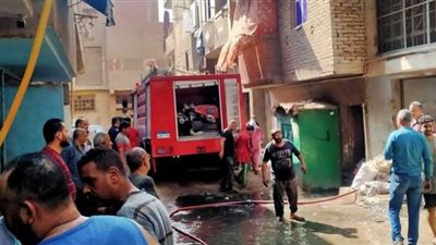 السيطرة على حريق داخل منزل بعزبة يعقوب في بنى سويف