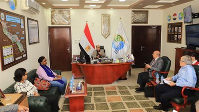 مياه أسيوط تستقبل وفد الوكالة الأمريكية للتنمية