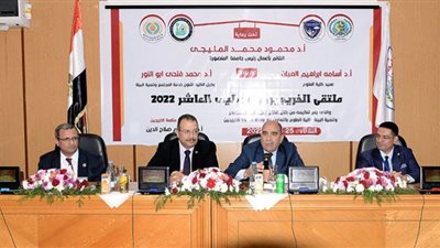 رئيس الغرفة التجارية بالدقهلية يشارك في ملتقى التوظيف العاشر بجامعة المنصورة